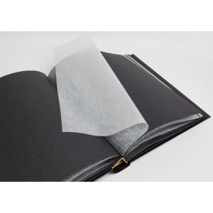 Fotoalbum KOLARA černé s vaší fotografií + textem 30x30 cm 100 černých stran
