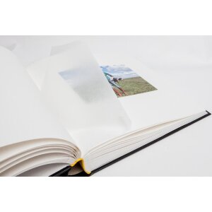 Fotoalbum KOLARA černé s vaší fotografií + textem bílé stránky