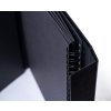 HNFD maxi fotoalbum Lona černé 34,5x33 cm 100 černých stran