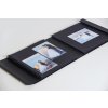 HNFD maxi fotoalbum Lona černé 34,5x33 cm 100 černých stran