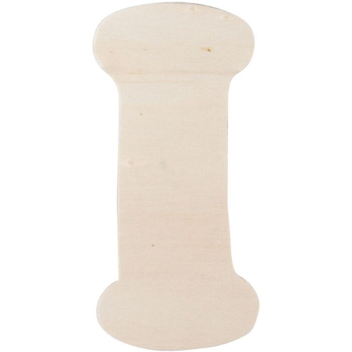 Dřevěné písmeno I 11 cm