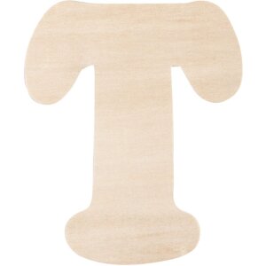 Dřevěné písmeno T 11 cm