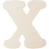 Clayre & Eef 62297-X Písmeno X dřevo 11 cm přírodní barva dřeva