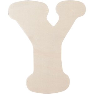 Dřevěné písmeno Y 11 cm