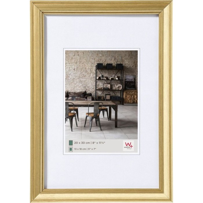 Rámeček na obraz Walther Lounge gold 13x18 cm