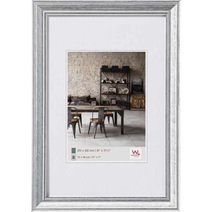 Rámeček na obraz Walther Lounge silver 13x18 cm