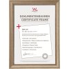 Rám na fotografie Walther Lounge steel 21x29,7 cm Rám na certifikáty DIN A4