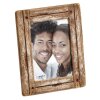 Dřevěný fotorámeček Walther Dupla 15x20 cm bílý-příroda