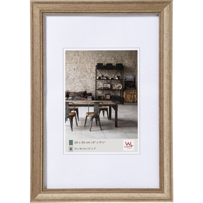 Rám na obraz Walther Lounge steel 40x50 cm