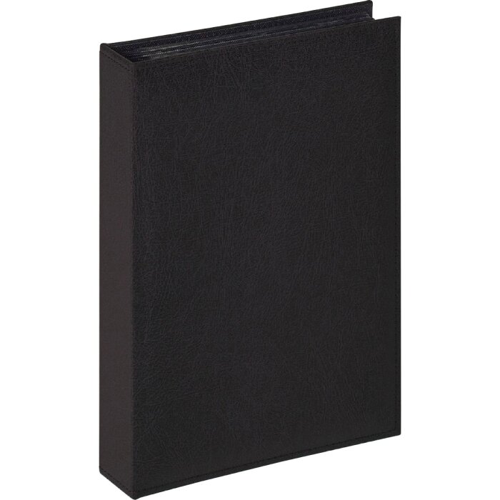 Walther slip-in album Deluxe 200 fotografií 13x18 cm černý vinylový obal prošívaný šev