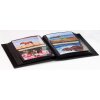 Walther slip-in album Deluxe 200 fotografií 13x18 cm černý vinylový obal prošívaný šev
