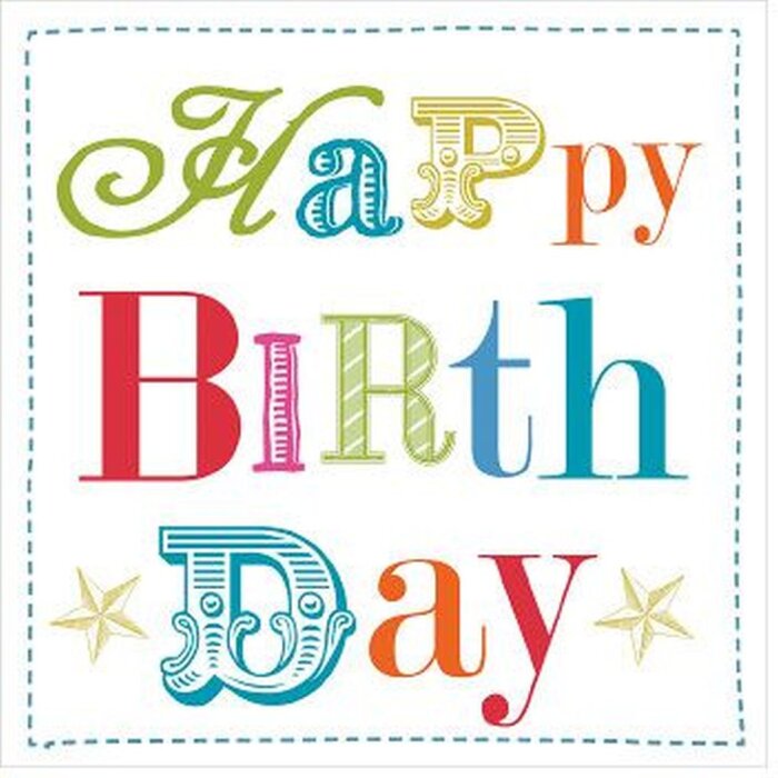 Ubrousky Artebene Birthday multic. 25x25 cm
