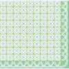 Ubrousky Artebene se vzorem kruhu mint 33x33 cm