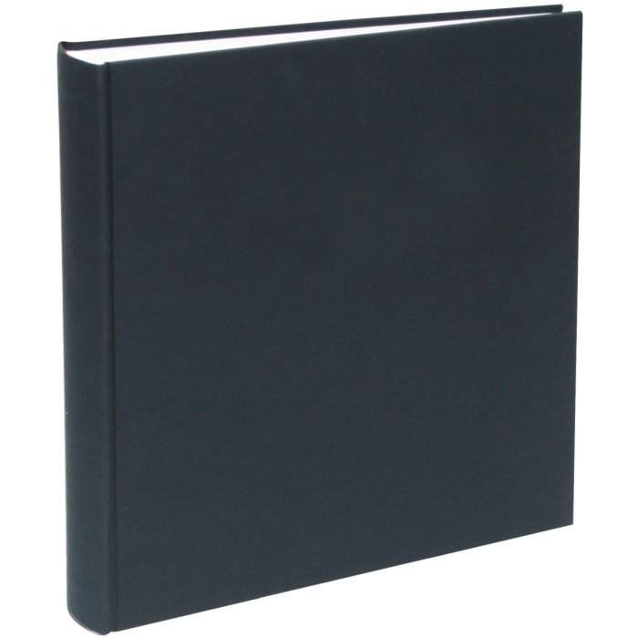 Deknudt lněné fotoalbum 30x33 cm černé 100 bílých stran