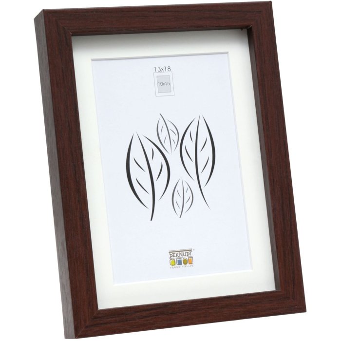 Dřevěný rám S40A tmavě hnědý 50x70 cm - 40x60 cm