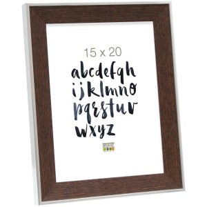 Rámeček na obraz hnědý plast 10,0 x15,0 cm...