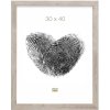 Dřevěný rám S45R bloková lišta 13x13 cm světlý