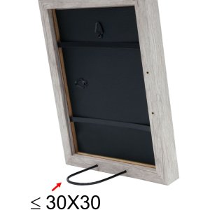 Dřevěný rám S45R bloková lišta 20x20 cm světlý