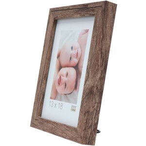 Dřevěný rám S45R bloková lišta 13x13 cm hnědý