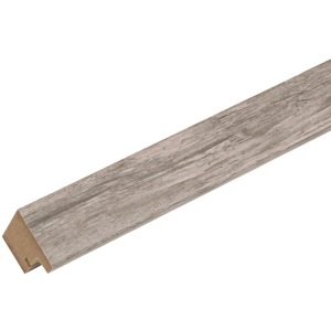 Dřevěný rám S45R bloková lišta 50x70 cm šedobéžový