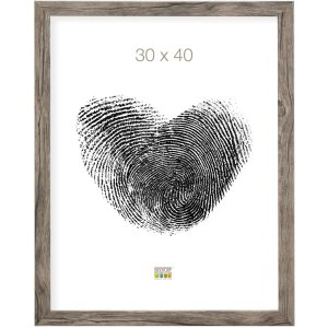 Dřevěný rám S45R bloková lišta 50x70 cm šedobéžový