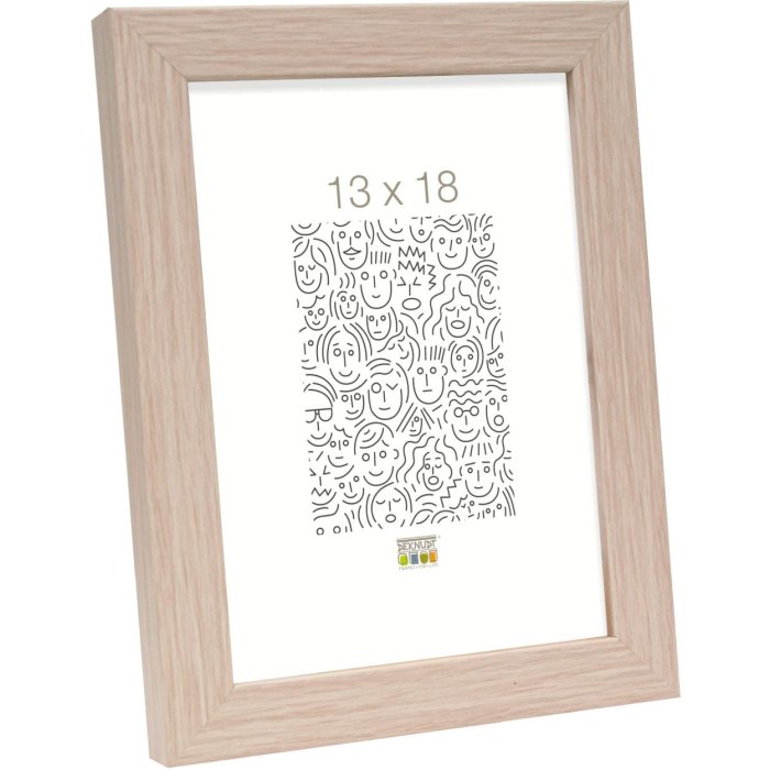 Dřevěný rám S45R bloková lišta 20x20 cm dub