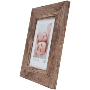 Dřevěný rám S48SH 20x30 cm hnědý