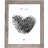 Dřevěný rám S48SH 18x24 cm šedobéžový