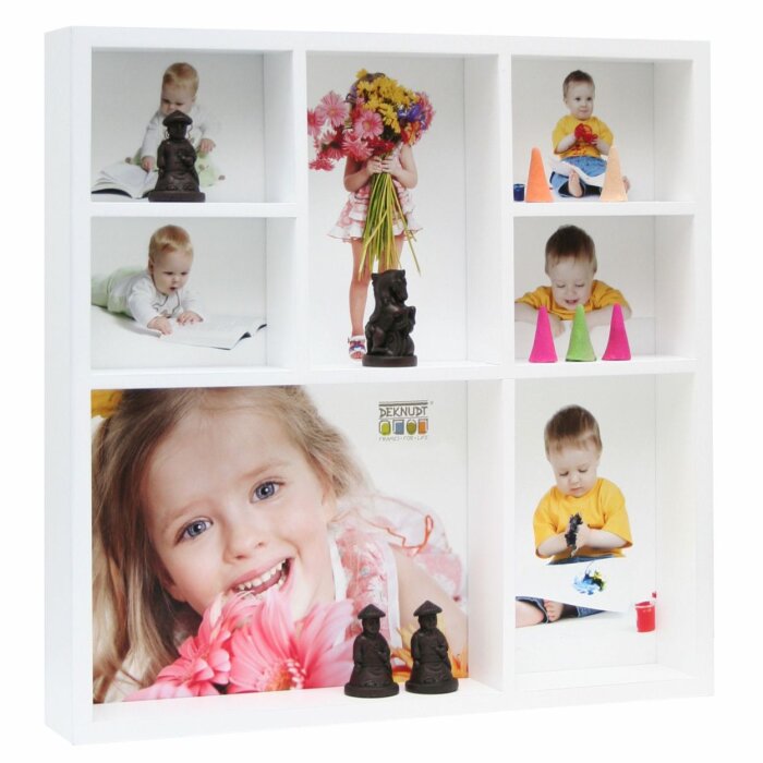 Foto box bílý 7 fotografií 30x30 cm