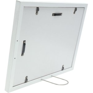 Fotorámeček S67KS dřevěný pasparta 15x20 cm bílý