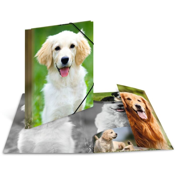 HERMA Poštní mapa A4 s gumovým řetězem pes