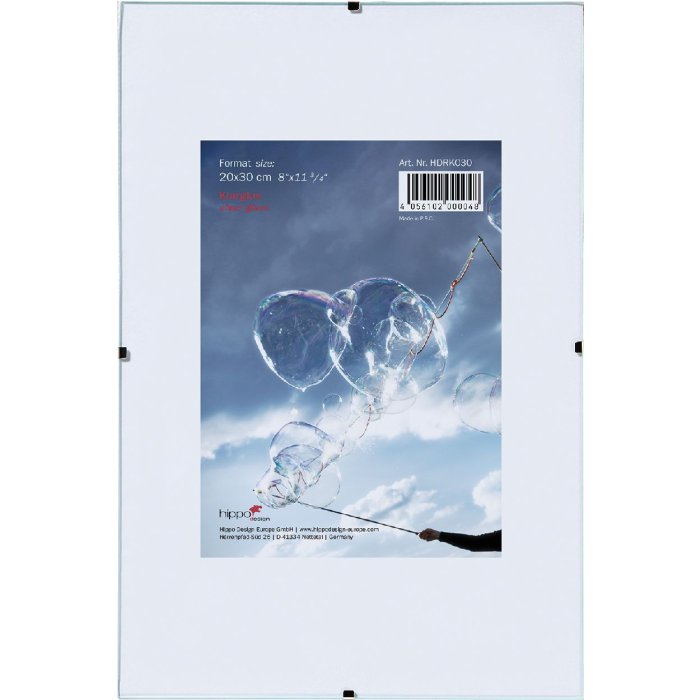 HNFD Akrylový rám Clip frame 28x35 cm Bezrámový držák obrazu