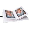 HNFD Leporello Lona bílá Premium na 12 fotografií 10x15 cm s koženkovým obalem