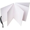 HNFD Leporello Lona bílá Premium na 12 fotografií 10x15 cm s koženkovým obalem