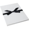 HNFD Leporello Lona bílá Premium na 12 fotografií 10x15 cm s koženkovým obalem
