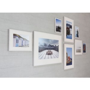 Nielsen Quadrum dřevěný odnímatelný rám 30x40 cm modré borovicové dřevo normální sklo