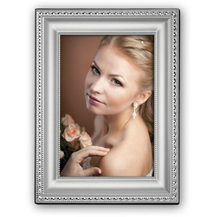 Kovový fotorámeček ZEP Natalie 20x25 cm stříbrný lesklý