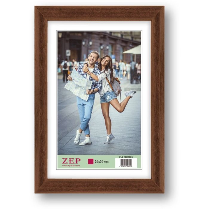 Reklamní rámeček na fotografie Zep 13x18 cm hnědý