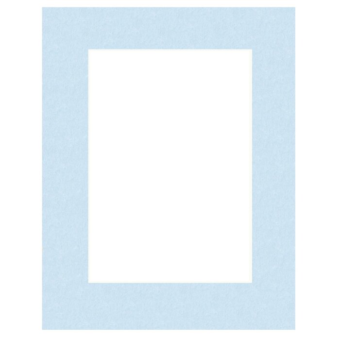 HNFD Passepartout na míru - Perg Blue (světle modrá)