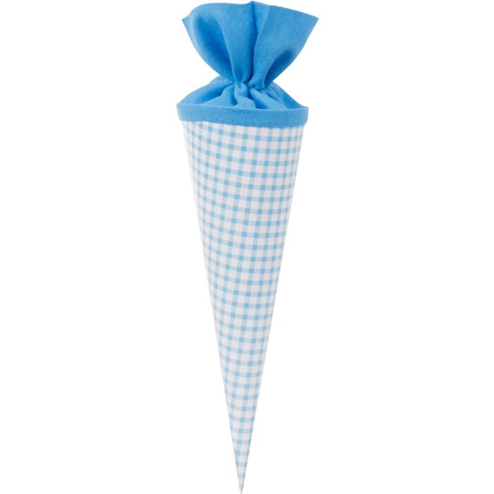 Goldbuch Školní taška s dárkem Karo modrá 35 cm