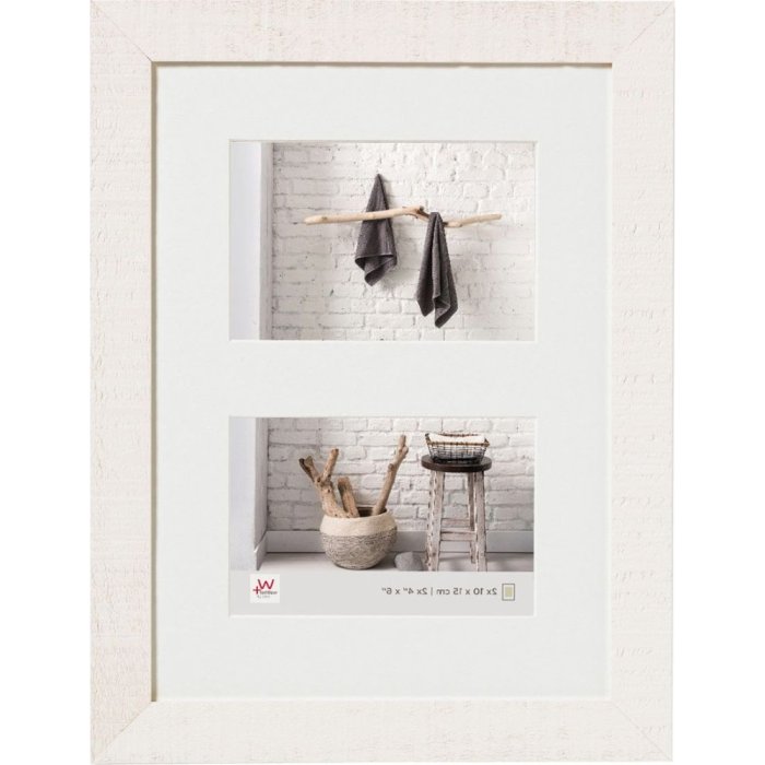 Walther dřevěný rám galerie HOME 2 fotografie 10x15 cm polární bílá