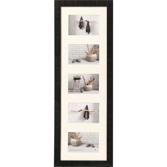 Walther galerijní rám Home 5 fotografií 10x15 cm černý