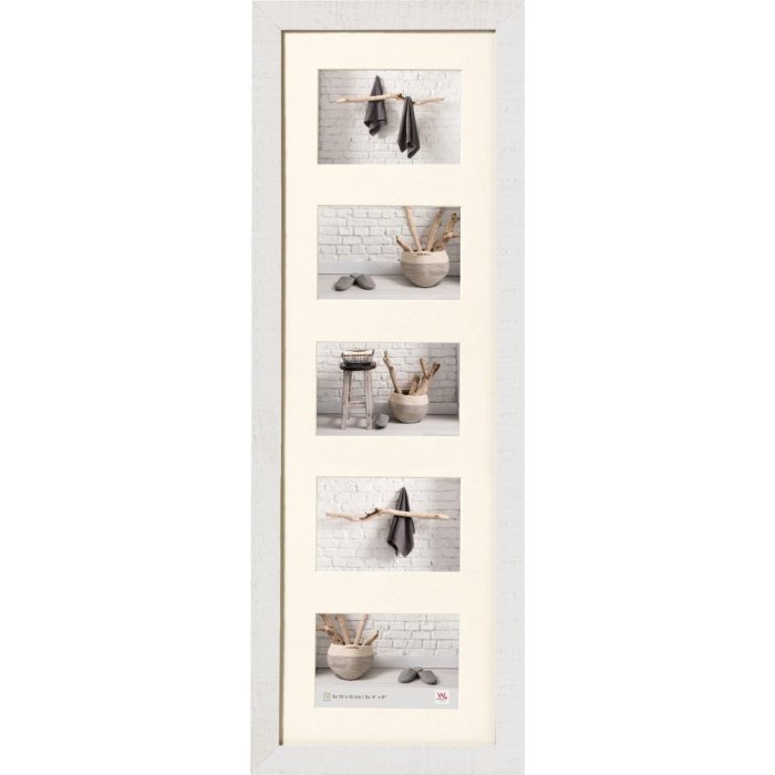 Walther galerijní rám Home 5 fotografií 10x15 cm polární bílá