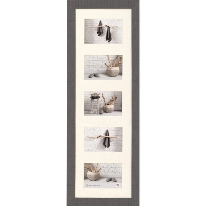 Walther galerijní rám Home 5 fotografií 10x15 cm šedý