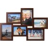 Prázdninová galerie rám 6 fotografií hnědá