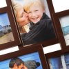 Prázdninová galerie rám 6 fotografií hnědá
