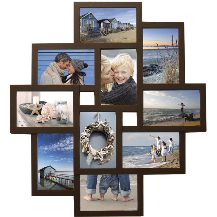 Henzo galerijní rám Holiday brown 10 fotografií 10x15 cm
