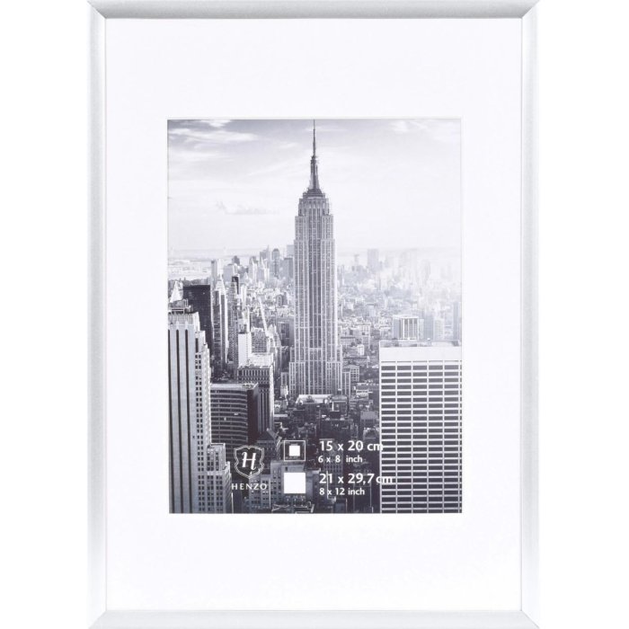 Henzo hliníkový rám Manhattan 21x30 cm stříbrný rám na dokumenty DIN A4