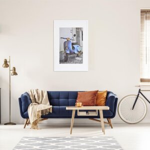 Dřevěný rám Henzo Umbria 40x60 cm bílý