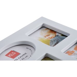KLS 6946 Fotogalerie bílá 28x23cm pro 6 obrázků Různé velikosti